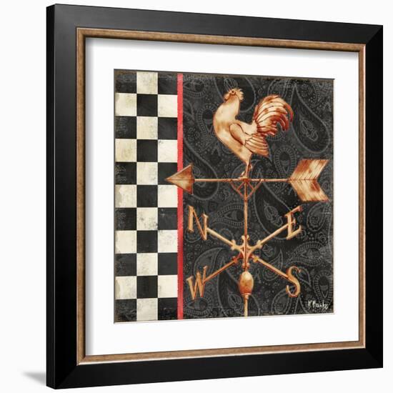 Paisley Weathervanes II-Paul Brent-Framed Art Print