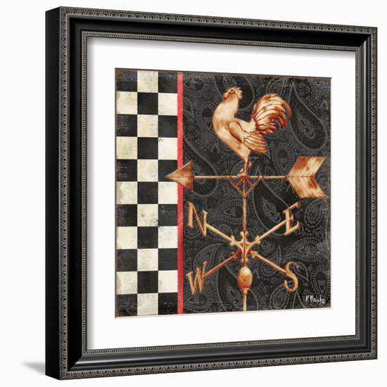 Paisley Weathervanes II-Paul Brent-Framed Art Print