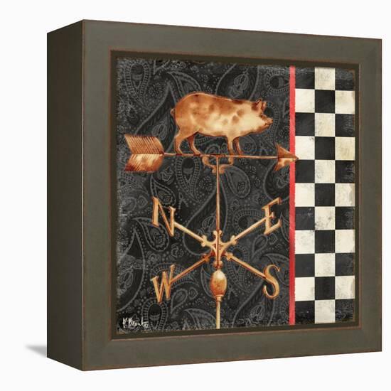 Paisley Weathervanes III-Paul Brent-Framed Stretched Canvas