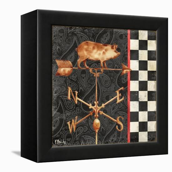 Paisley Weathervanes III-Paul Brent-Framed Stretched Canvas