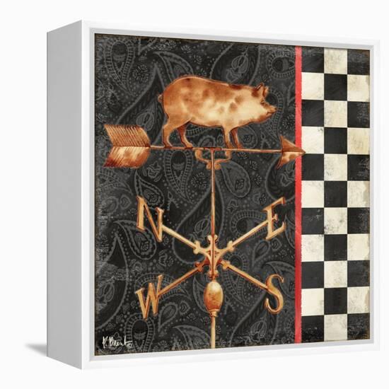 Paisley Weathervanes III-Paul Brent-Framed Stretched Canvas