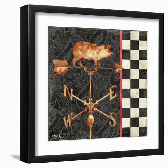 Paisley Weathervanes III-Paul Brent-Framed Art Print