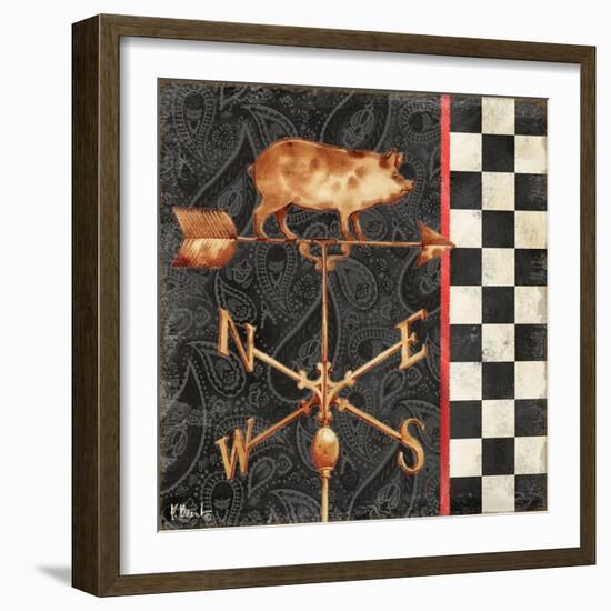 Paisley Weathervanes III-Paul Brent-Framed Premium Giclee Print