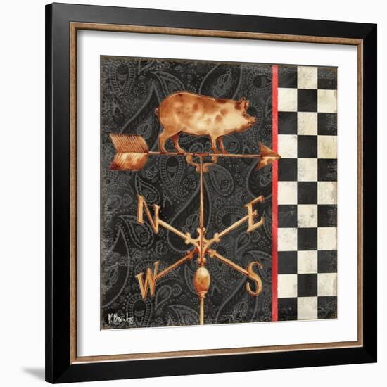 Paisley Weathervanes III-Paul Brent-Framed Art Print