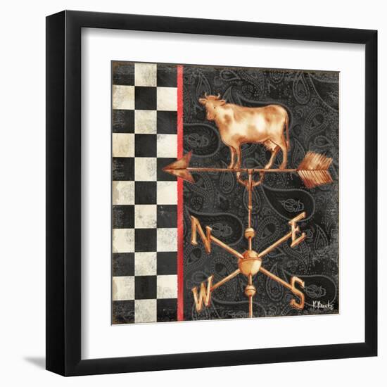 Paisley Weathervanes IV-Paul Brent-Framed Art Print