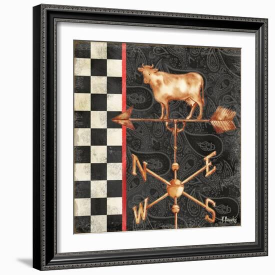 Paisley Weathervanes IV-Paul Brent-Framed Premium Giclee Print