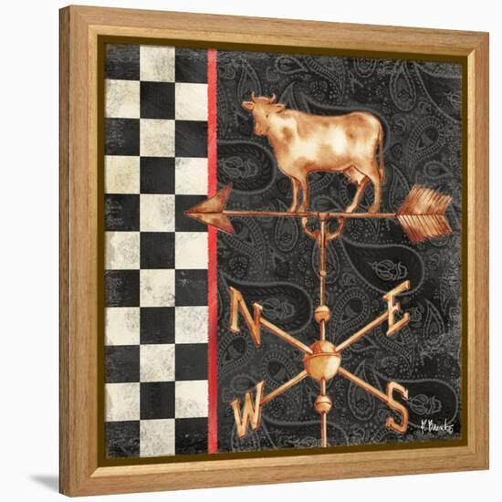 Paisley Weathervanes IV-Paul Brent-Framed Stretched Canvas