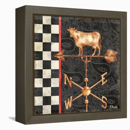 Paisley Weathervanes IV-Paul Brent-Framed Stretched Canvas