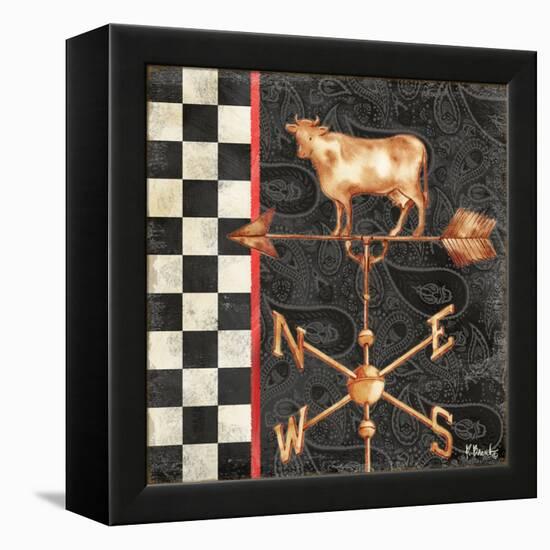 Paisley Weathervanes IV-Paul Brent-Framed Stretched Canvas