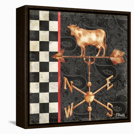 Paisley Weathervanes IV-Paul Brent-Framed Stretched Canvas