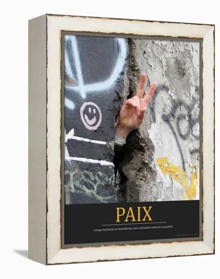 Paix (French Translation)-null-Framed Stretched Canvas