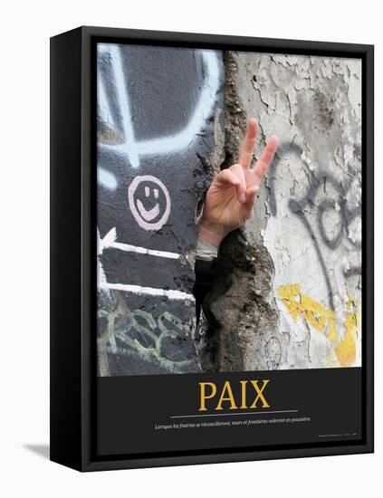 Paix (French Translation)-null-Framed Stretched Canvas