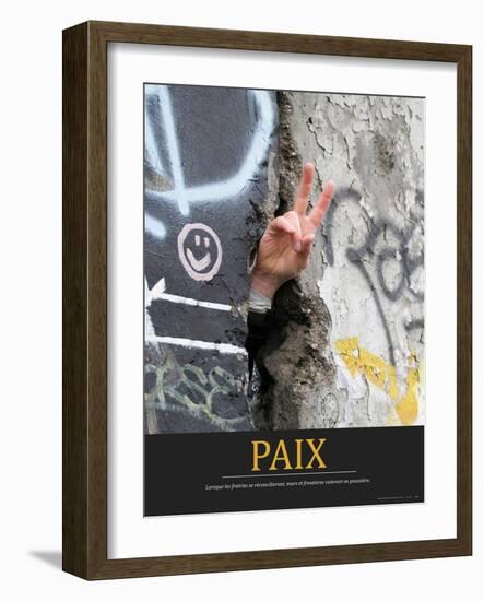 Paix (French Translation)-null-Framed Photo