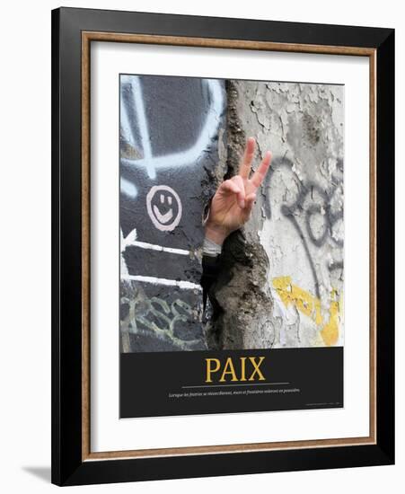 Paix (French Translation)-null-Framed Photo