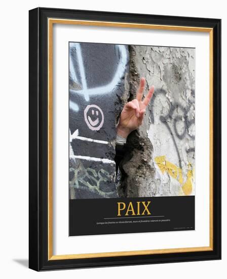 Paix (French Translation)-null-Framed Photo
