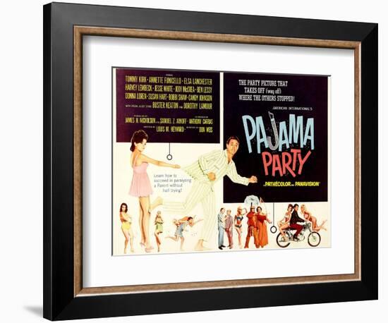 Pajama Party, Annette Funicello, Tommy Kirk, 1964-null-Framed Premium Giclee Print