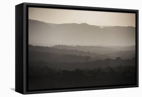 Pakaraima Mountains and Rainforest, Guyana-Pete Oxford-Framed Premier Image Canvas
