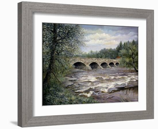 Pakenham Bridge Spring-Kevin Dodds-Framed Giclee Print