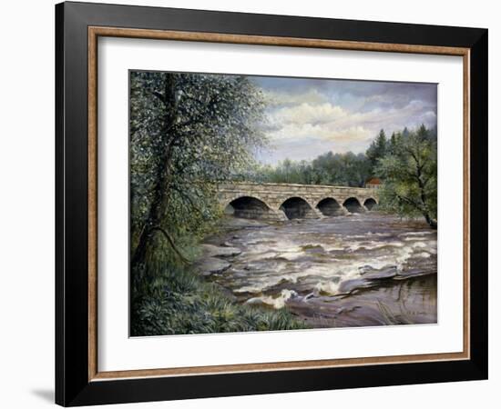 Pakenham Bridge Spring-Kevin Dodds-Framed Giclee Print