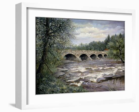 Pakenham Bridge Spring-Kevin Dodds-Framed Giclee Print