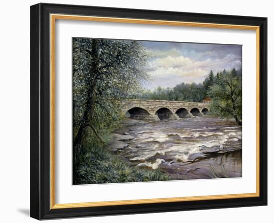 Pakenham Bridge Spring-Kevin Dodds-Framed Giclee Print