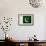 Pakistan Flag Design with Wood Patterning - Flags of the World Series-Philippe Hugonnard-Framed Premium Giclee Print displayed on a wall