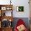 Pakistan Flag Design with Wood Patterning - Flags of the World Series-Philippe Hugonnard-Framed Stretched Canvas displayed on a wall