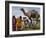 Pakistan Folk Dancers Perform; Owner Sits with His Camel, Annual Festival Horse and Cattle Show-null-Framed Photographic Print