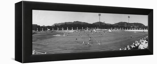 Pakistan Vs. Australia During Field Hockey at Olympics-null-Framed Premier Image Canvas