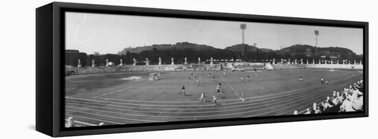 Pakistan Vs. Australia During Field Hockey at Olympics-null-Framed Premier Image Canvas