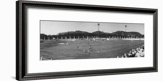 Pakistan Vs. Australia During Field Hockey at Olympics-null-Framed Premium Photographic Print