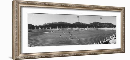 Pakistan Vs. Australia During Field Hockey at Olympics-null-Framed Photographic Print