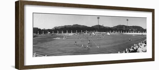 Pakistan Vs. Australia During Field Hockey at Olympics-null-Framed Photographic Print