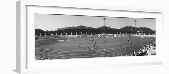 Pakistan Vs. Australia During Field Hockey at Olympics-null-Framed Photographic Print