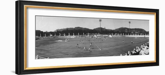 Pakistan Vs. Australia During Field Hockey at Olympics-null-Framed Photographic Print