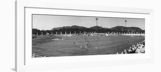 Pakistan Vs. Australia During Field Hockey at Olympics-null-Framed Photographic Print