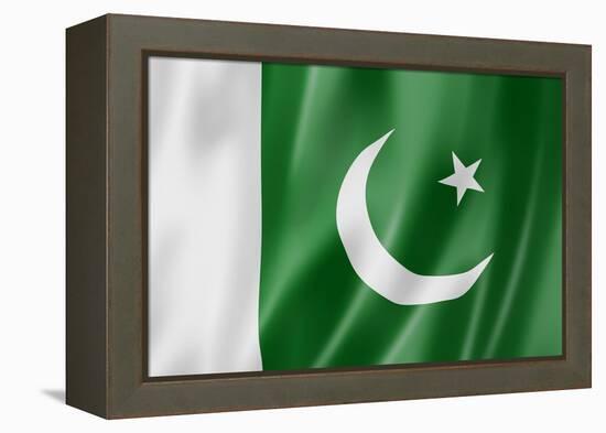 Pakistani Flag-daboost-Framed Stretched Canvas