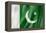 Pakistani Flag-daboost-Framed Stretched Canvas