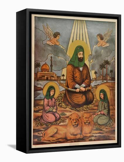 Pakistani Folk Print-null-Framed Premier Image Canvas