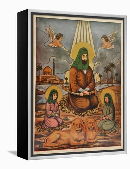 Pakistani Folk Print-null-Framed Premier Image Canvas