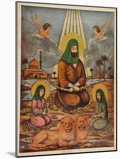 Pakistani Folk Print-null-Mounted Giclee Print