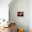 Pakistani Girl Displays Her Hands Painted with Henna Paste-null-Framed Premier Image Canvas displayed on a wall