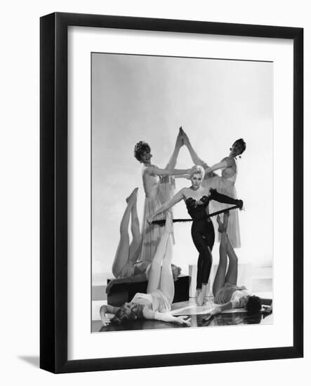 PAL JOEY, 1957 directed by GEORGE SIDNEY Kim Novak (b/w photo)-null-Framed Photo