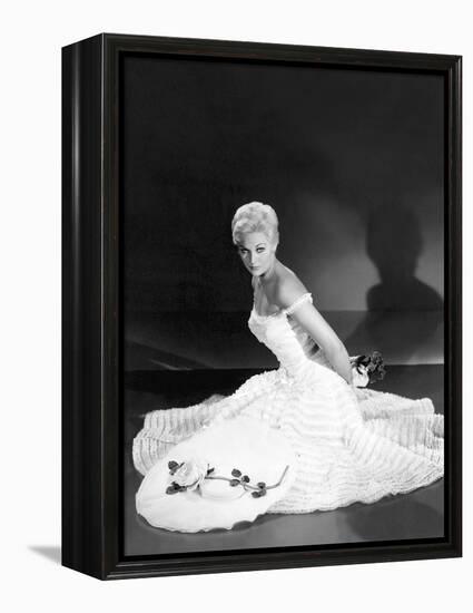 PAL JOEY, 1957 directed by GEORGE SIDNEY Kim Novak (b/w photo)-null-Framed Stretched Canvas