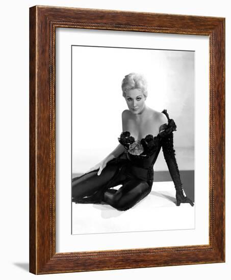 PAL JOEY, 1957 directed by GEORGE SIDNEY Kim Novak (b/w photo)-null-Framed Photo