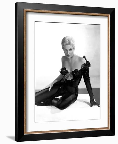 PAL JOEY, 1957 directed by GEORGE SIDNEY Kim Novak (b/w photo)-null-Framed Photo