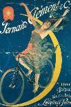 Vintage French Poster of a Goddess with a Bicycle, C.1898-Pal-Premier Image Canvas