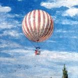 Hot Air Balloon-Pal Szinyei Merse-Framed Giclee Print