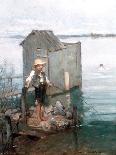 Bathing Hut with Boy, 1868-Pal Szinyei Merse-Giclee Print