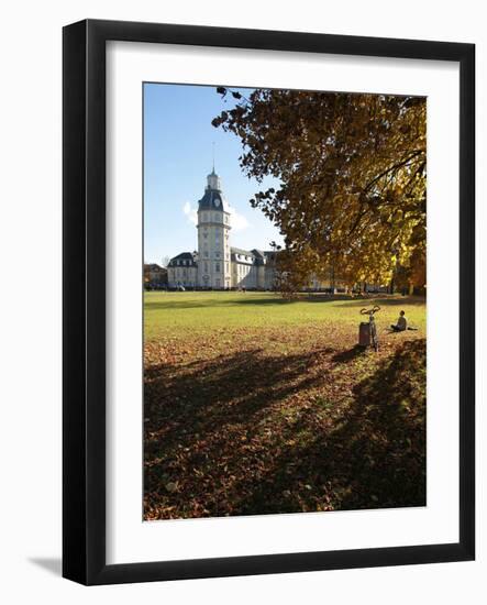 Palace and Gardens, Karlsruhe, Baden-Wurttemberg, Germany, Europe-Hans Peter Merten-Framed Photographic Print